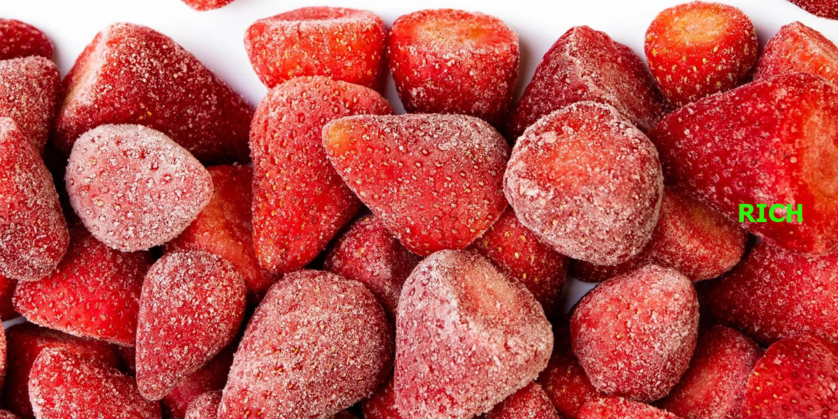Premium frozen strawberry