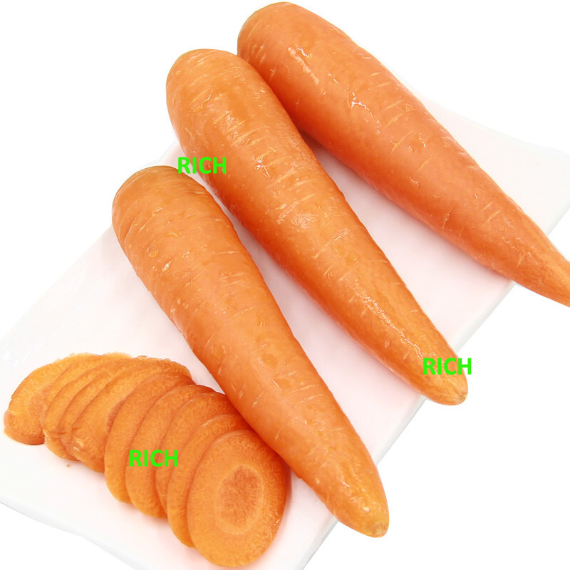 Frozen carrot slices 0.3cm thickness