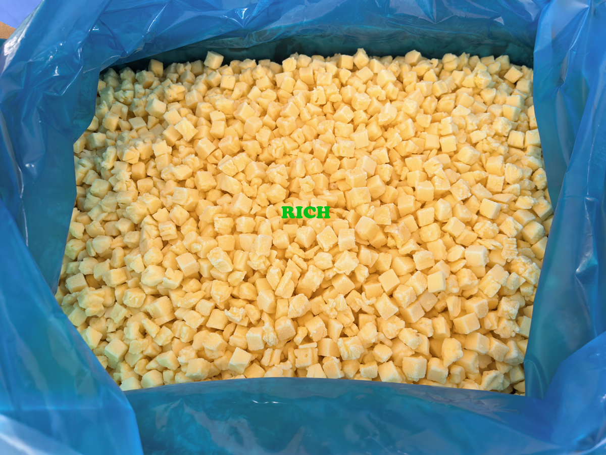 Diced frozen pineapples