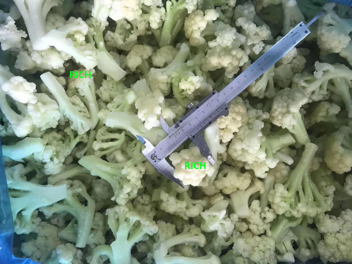 Frozen vegetable cauliflower