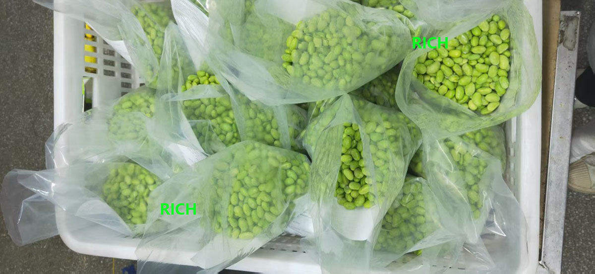 peeled frozen green beans 